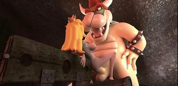  Princess Peach Fucked by Bowser